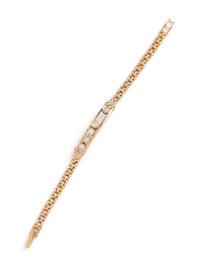 YELLOW GOLD AND DIAMOND BRACELET