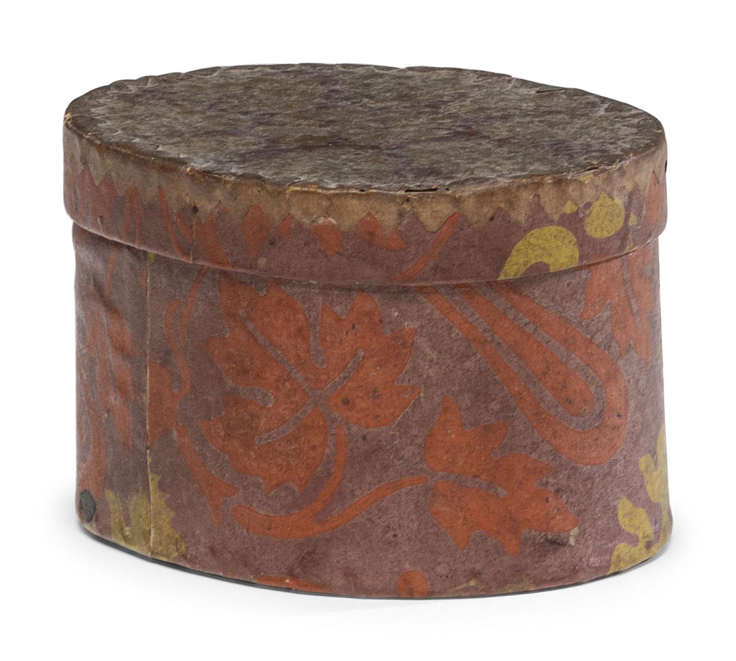 A Miniature Wallpaper Hat Box