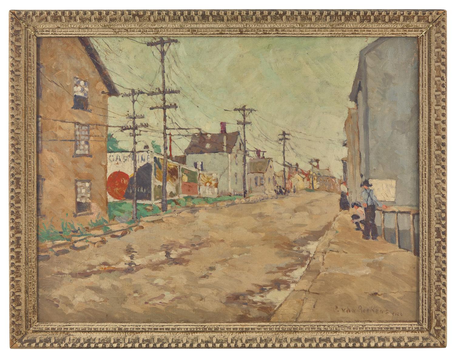 Street Scene, Newport , 1920
