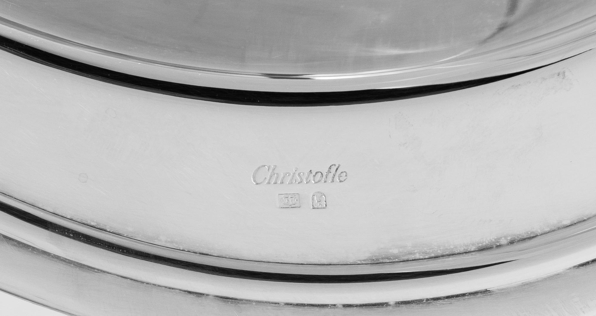 Three French Silver-Plate Serving Articles