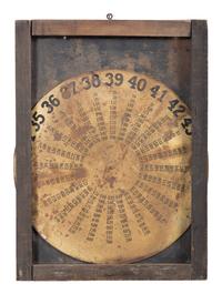 A Tin Lithograph Weed Chains Service Station Display Sign