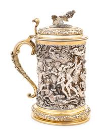 An English Silver-Plate Tankard
