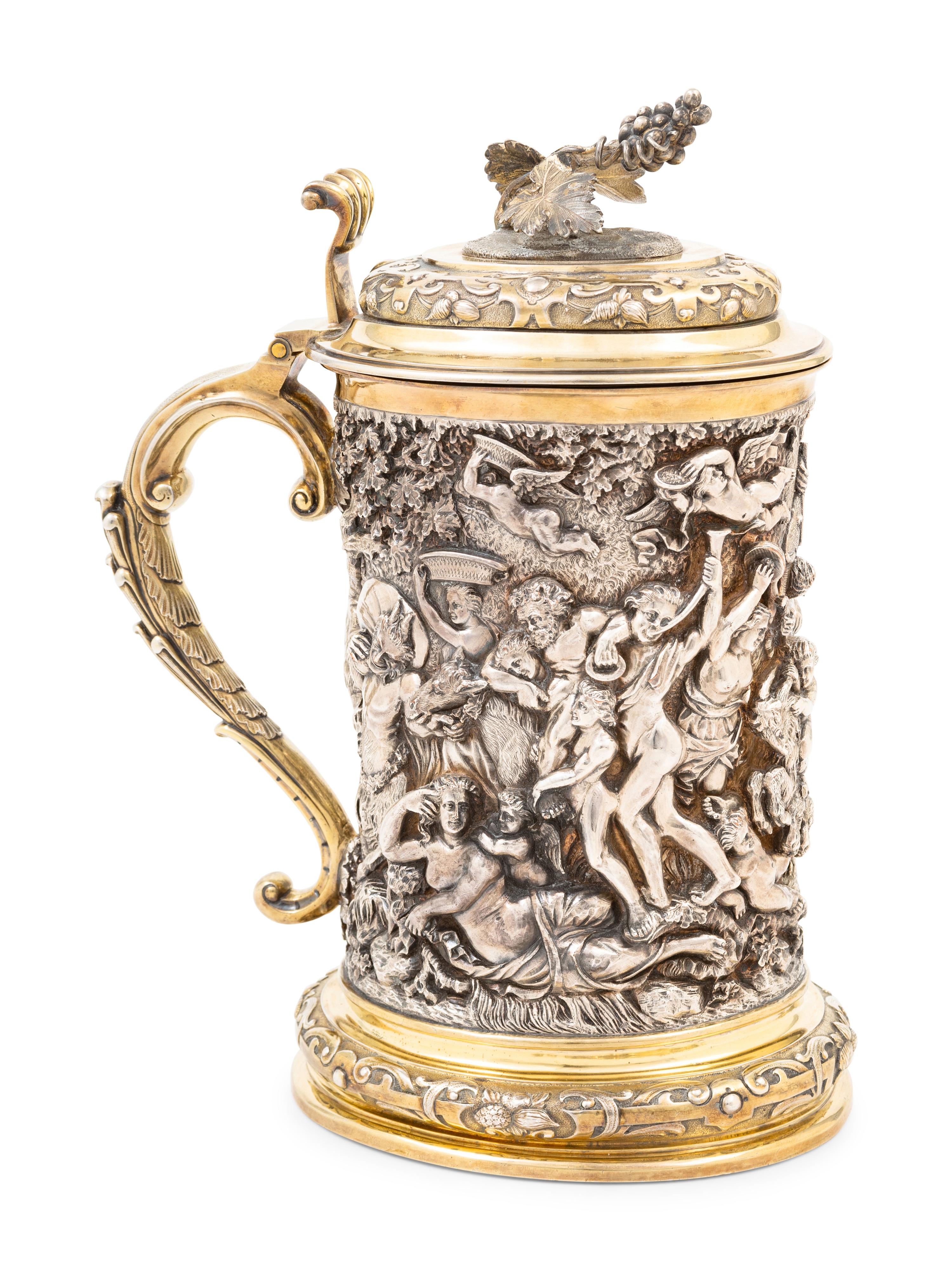 An English Silver-Plate Tankard