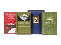 [PUBLISHER'S TRADE BINDINGS - AMERICAN]. A group of 4 bindings featuring mountain designs, comprising:
