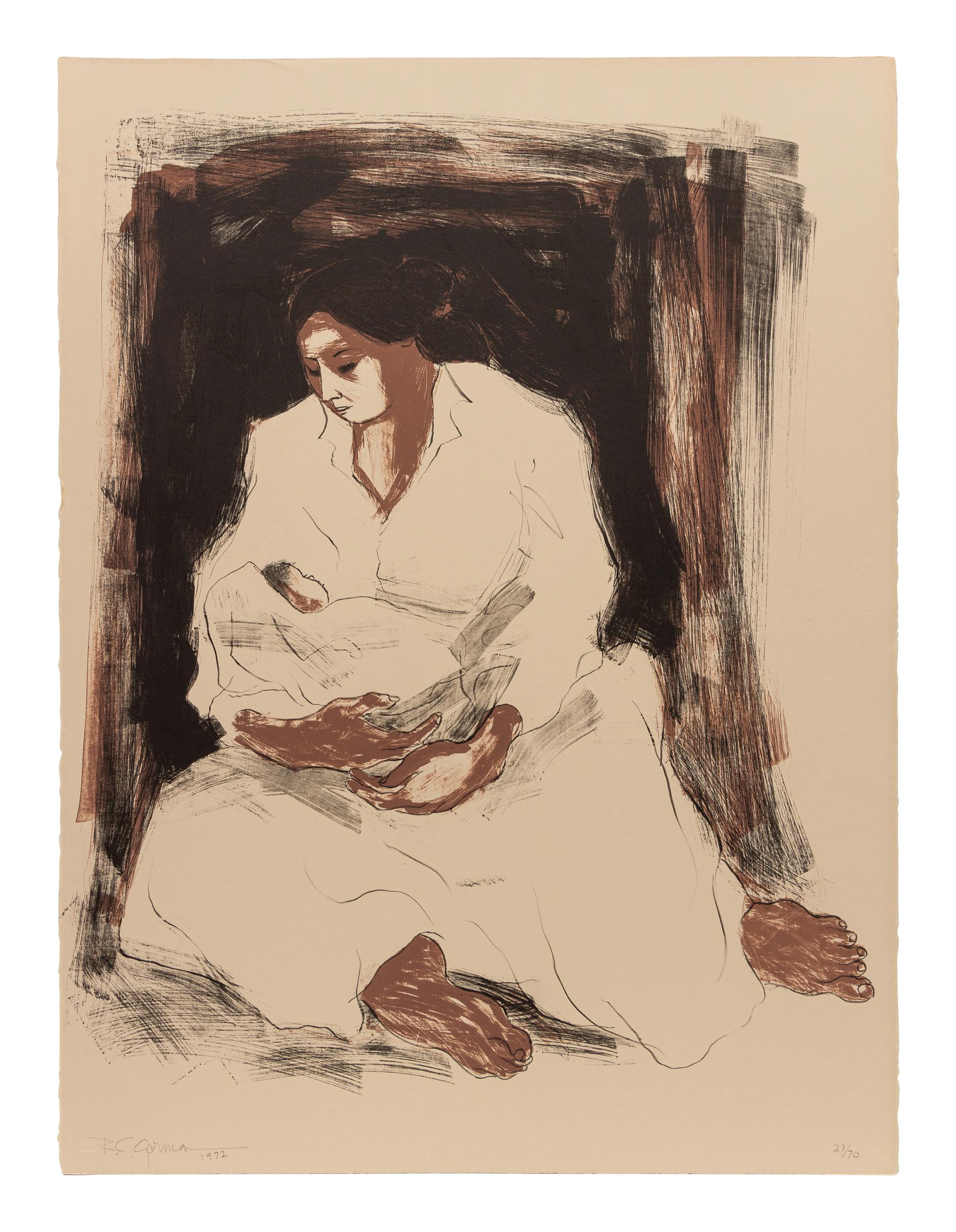 Complete Portfolio of Five Prints , Homage to Navajo Women , edition 23/70