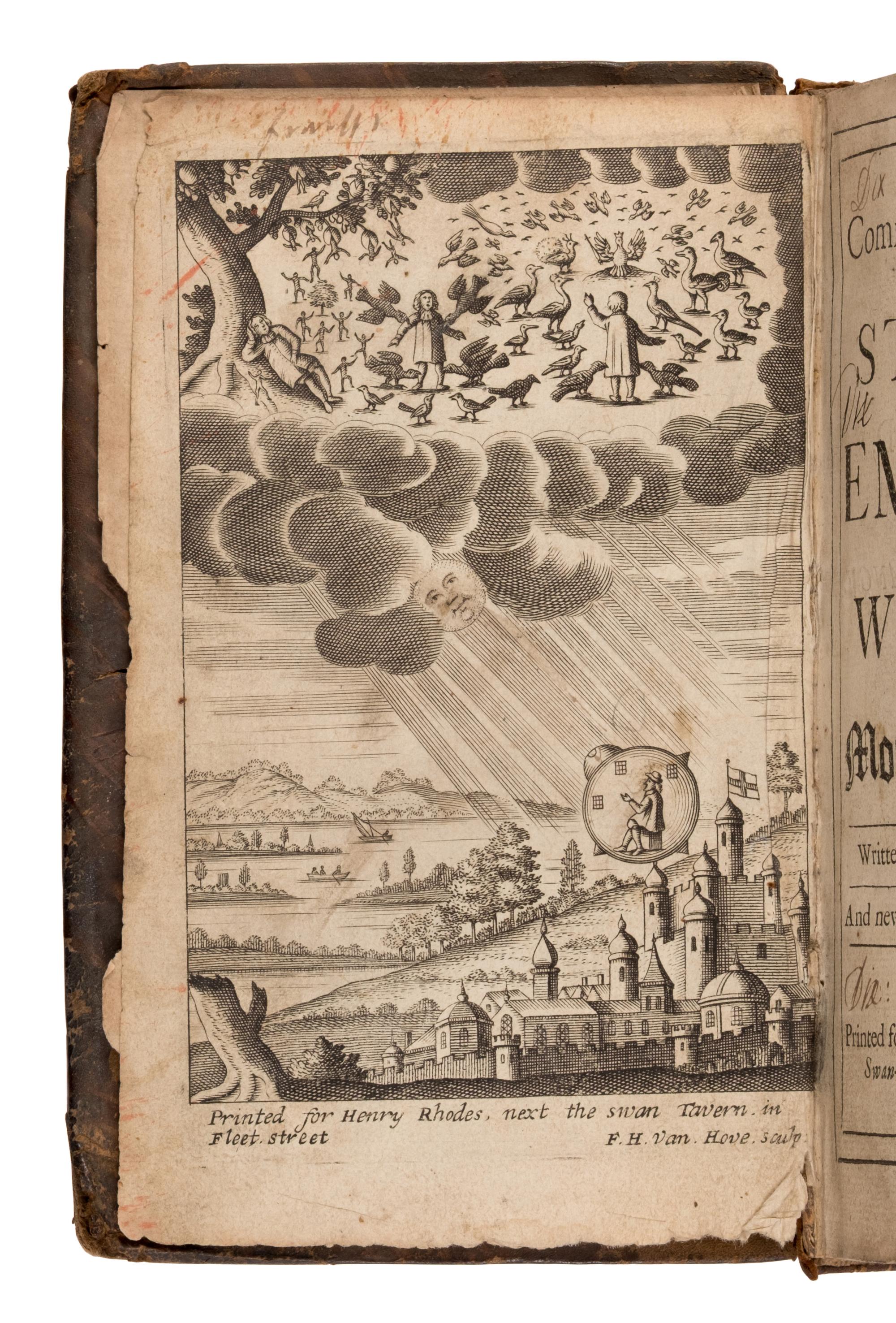 Bergerac, Cyrano de (1619-1655). The Comical History of the States and Empires of the Worlds of the Moon and Sun . Translated by A. Lovell London: Printed for Henry Rhodes, 1687.