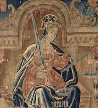 A Flemish Wool Tapestry Depicting King Solomon