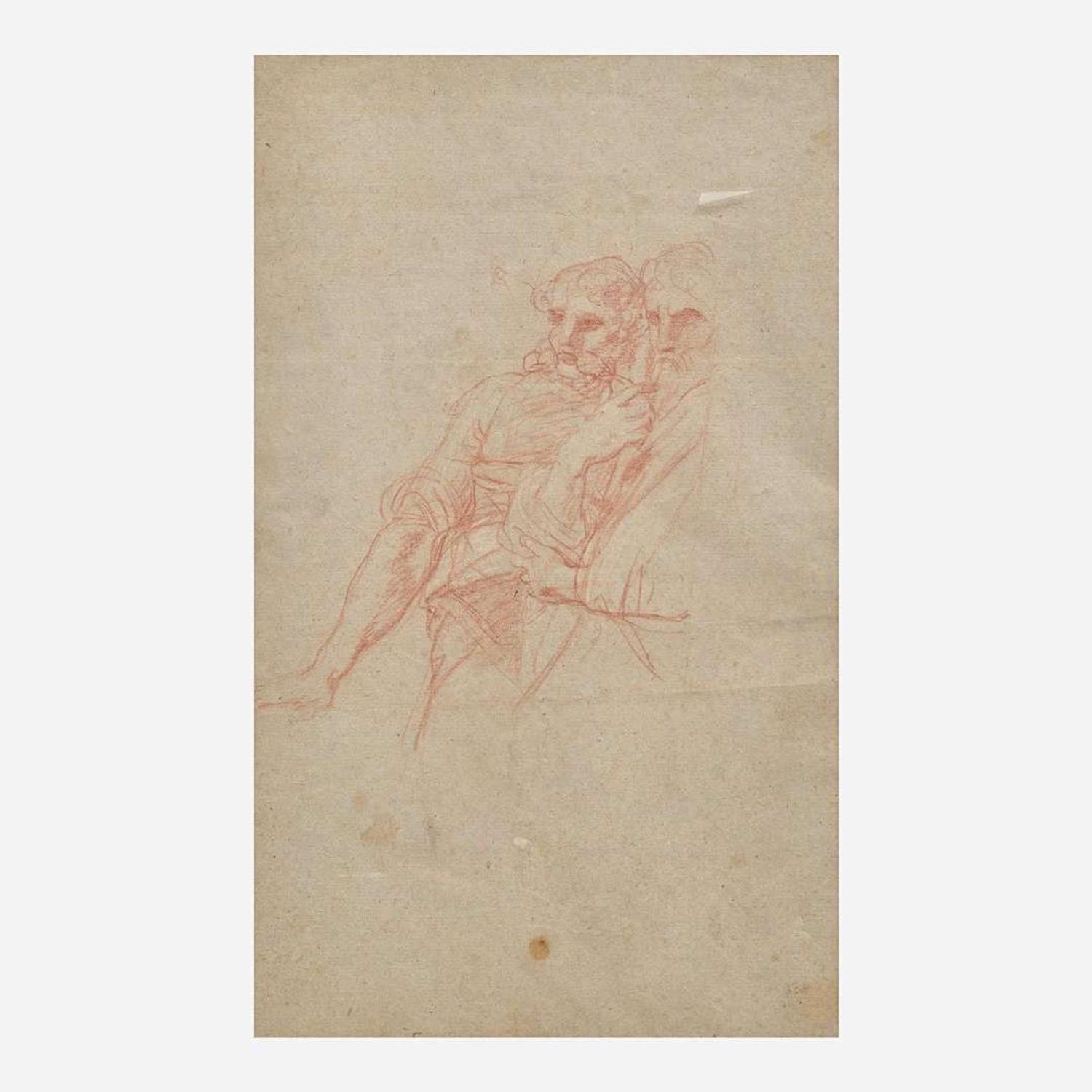 Pompeo Girolamo Batoni (Italian, 1708–1787) Double-Sided Study