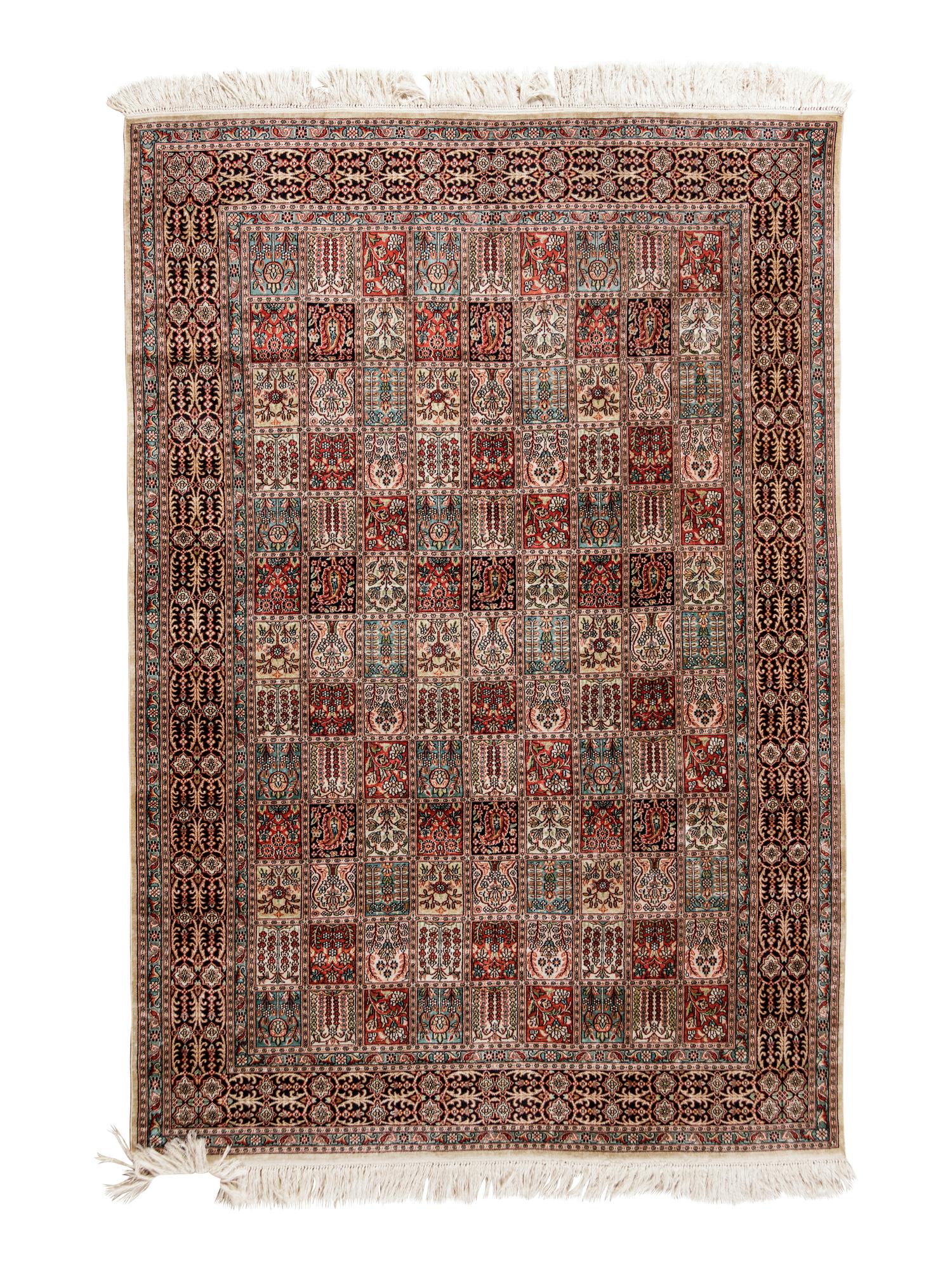 A Bakhtiari Silk Rug
