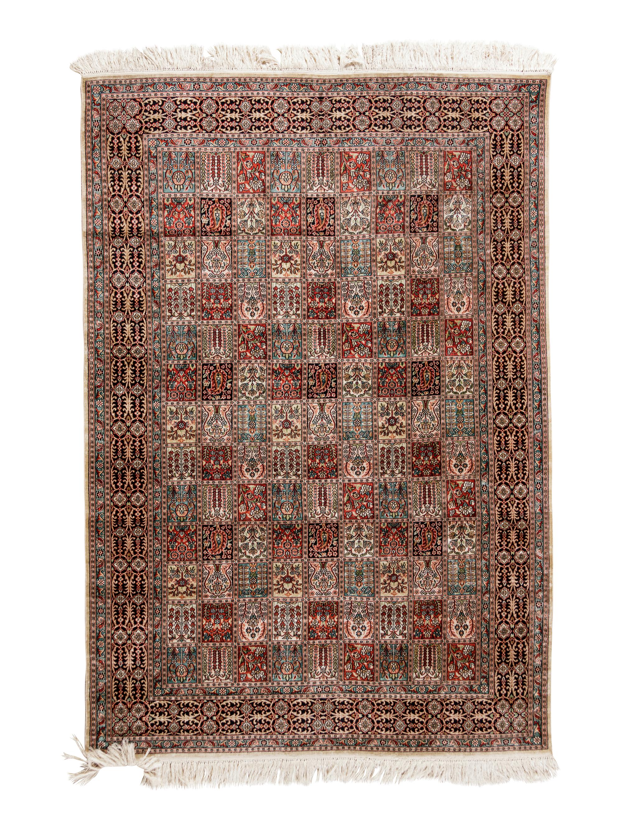 A Bakhtiari Silk Rug