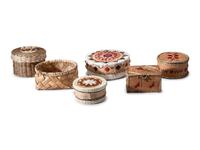Northeastern Birchbark Boxes