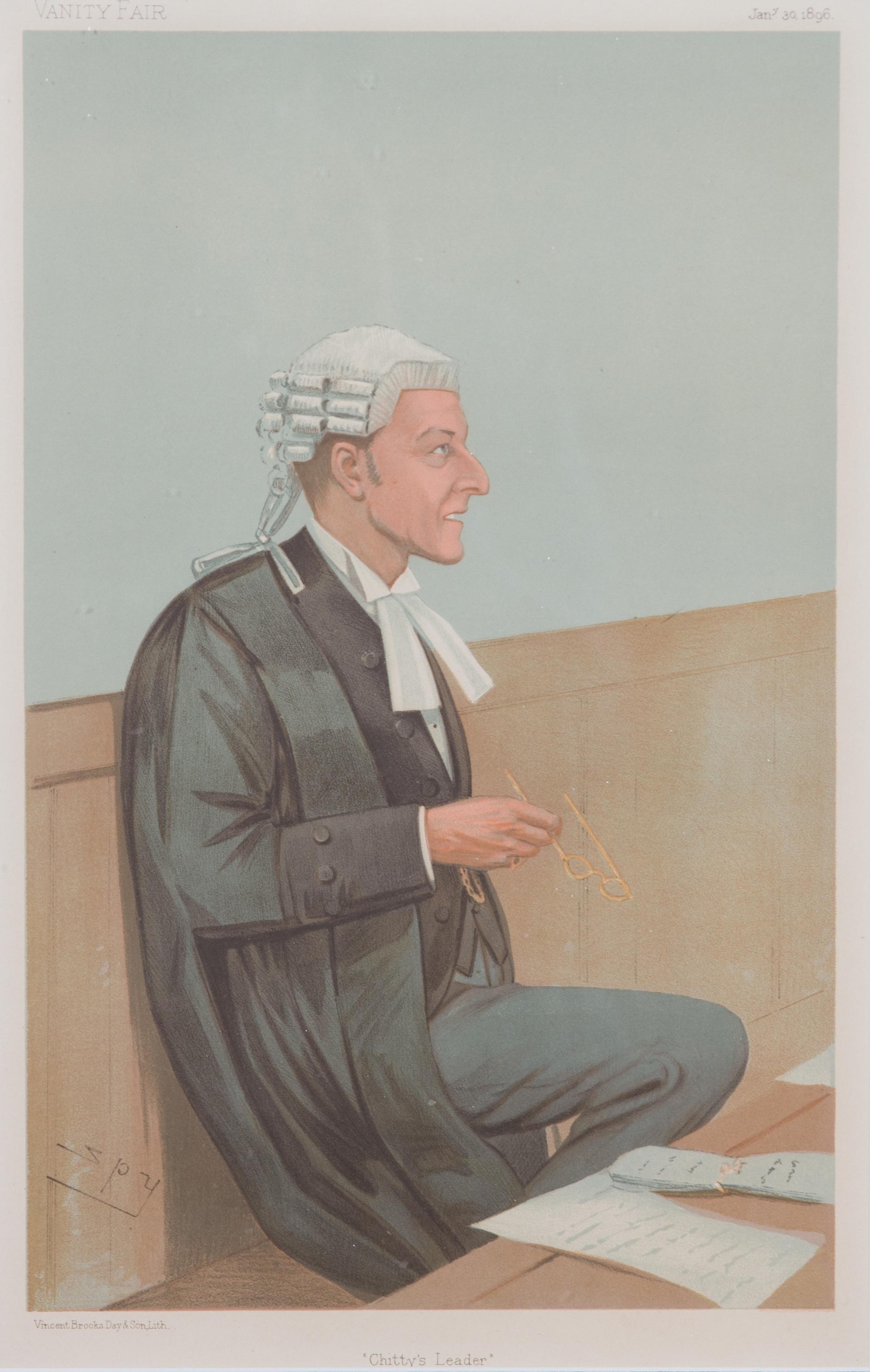 A Collection of Vanity Fair Judge and Gentleman Prints Largest framed 21 x 26 inches. — 20TH CENTURY