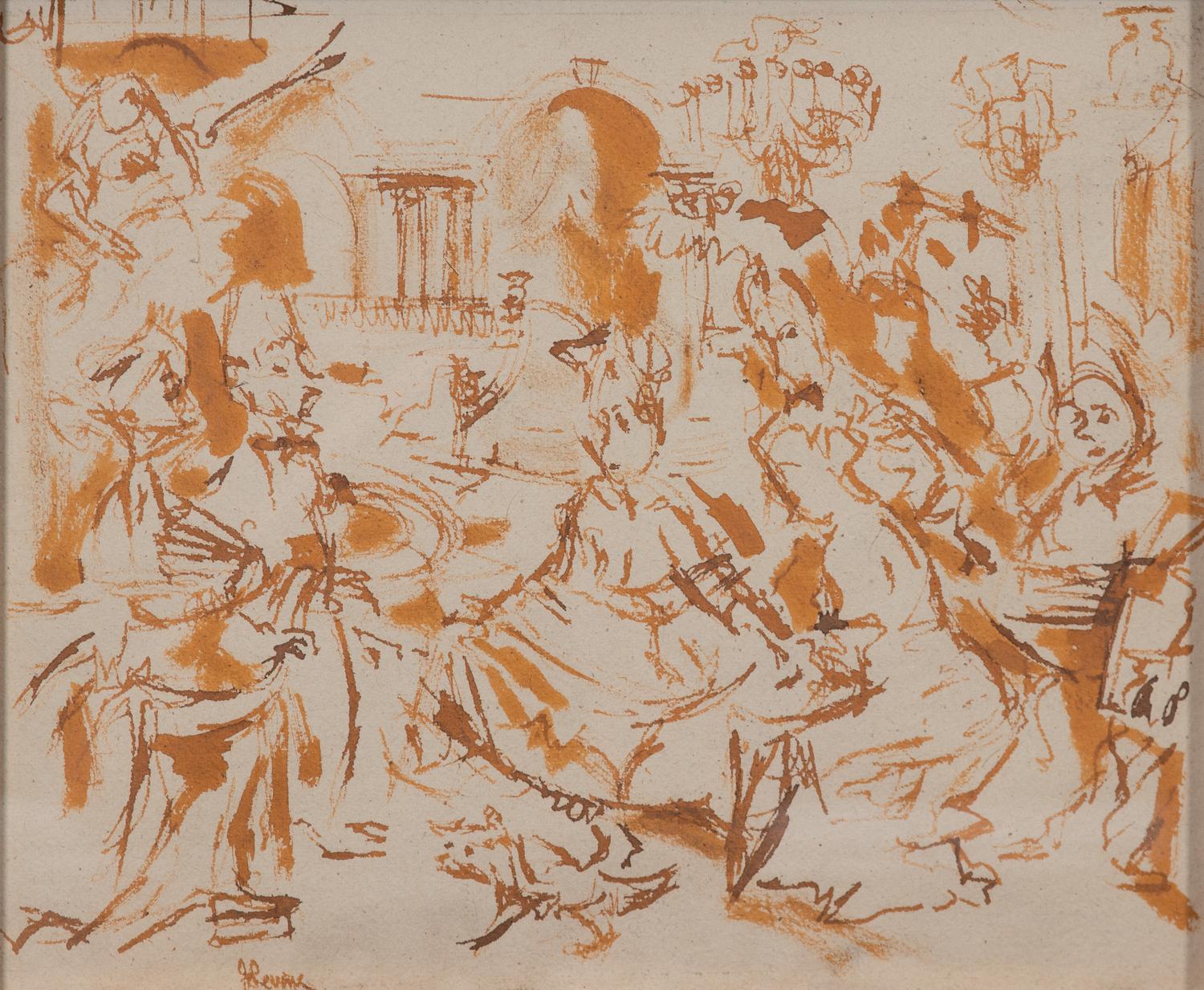 Study for Reception in Miami, 1948