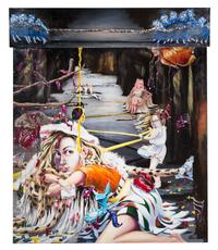 Nola Romano, (American, b. 1974), Ther Competition Part 2: To The Finish, 2003 (diptych)