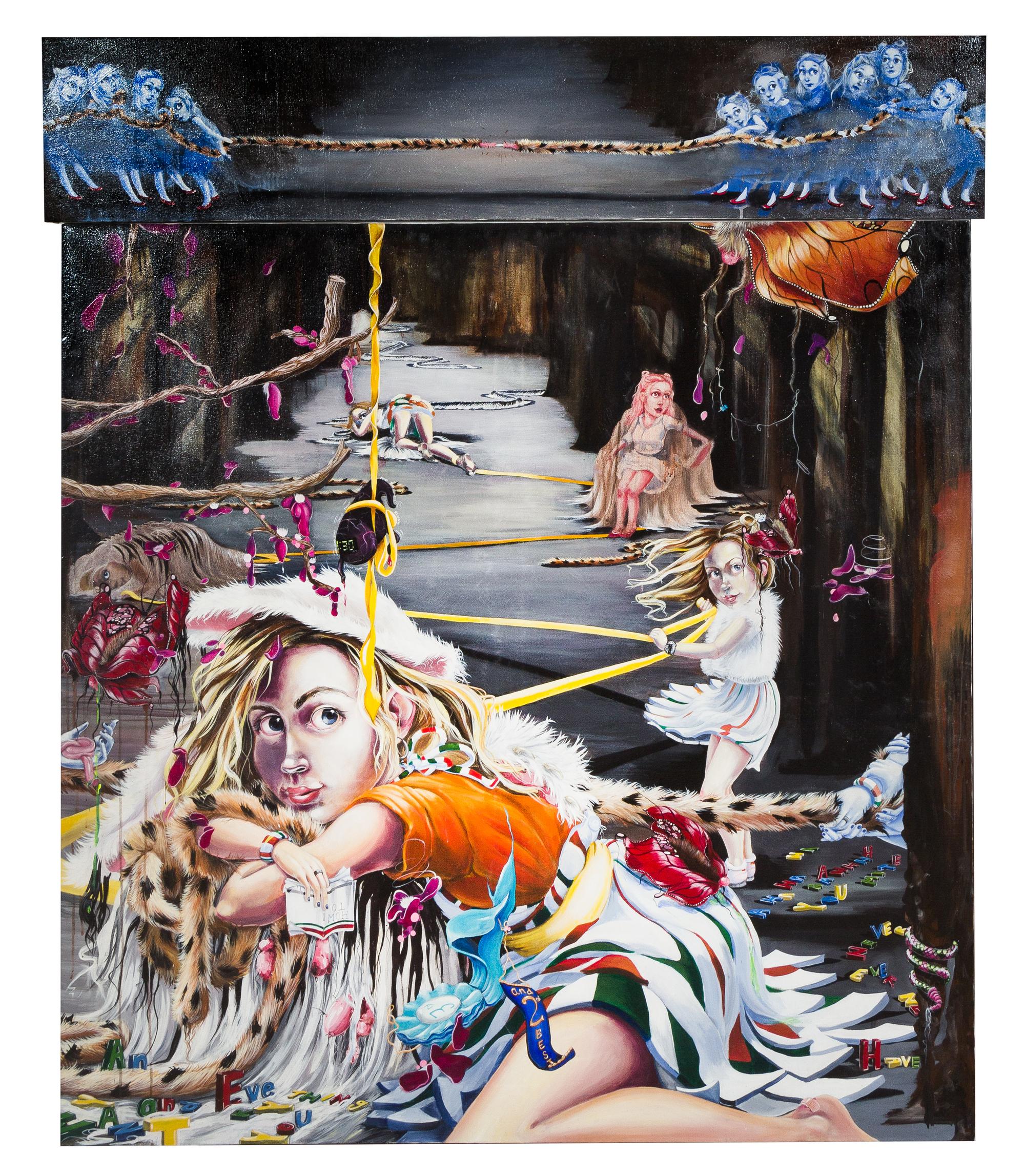 Nola Romano, (American, b. 1974), Ther Competition Part 2: To The Finish, 2003 (diptych)