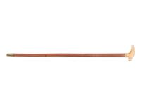 A Walking Stick with a Bird-Form Bone Handle