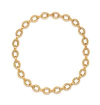 TURI, YELLOW GOLD AND DIAMOND NECKLACE