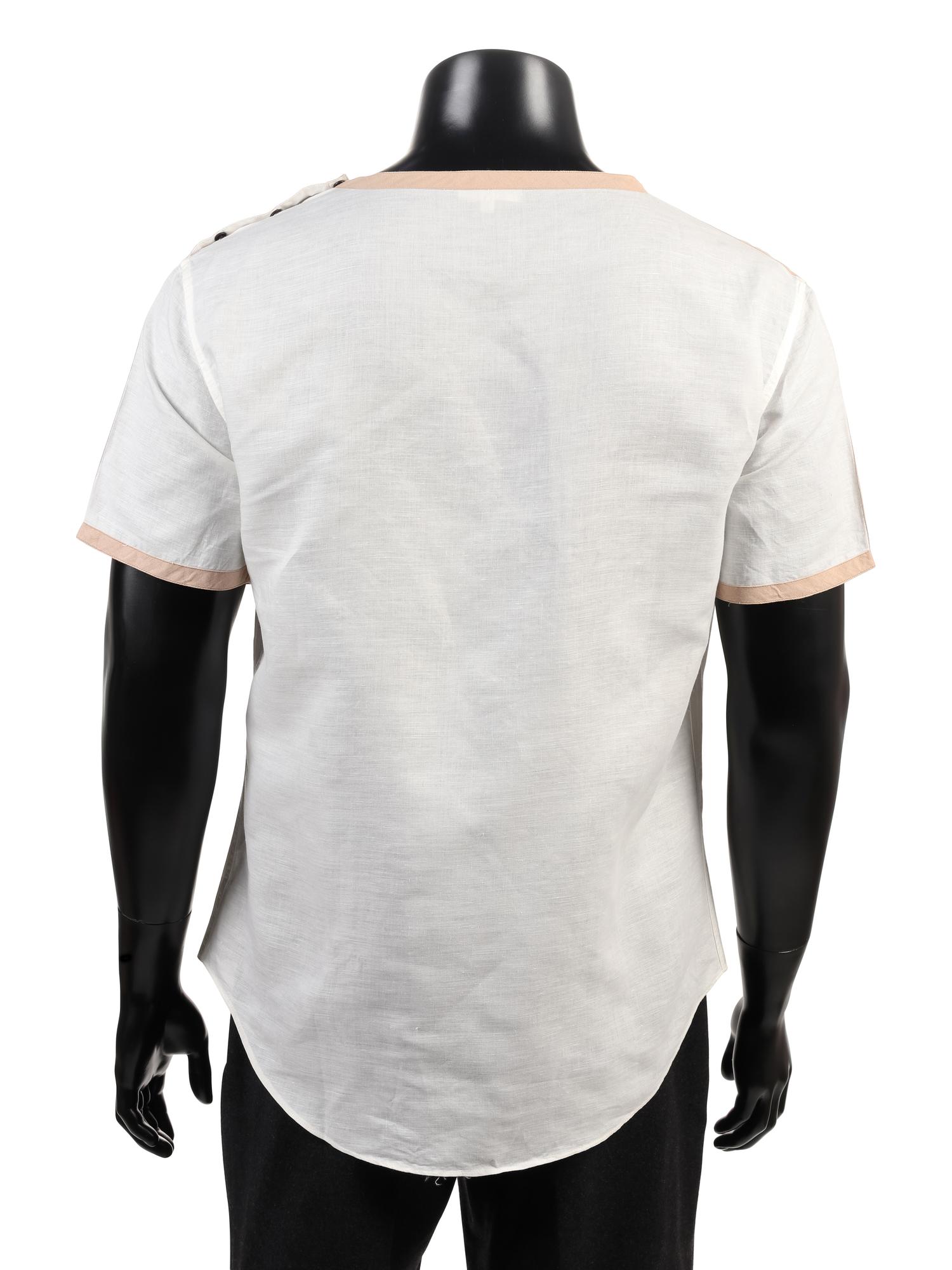 Group of Vintage Men's Designer Shirts, 1990-2000s: Harvey and Hudson, Valentino & Bagutta