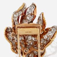 A diamond, gold, and platinum brooch, Cartier André Vassort