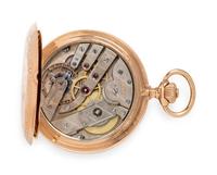 Schupbach & Cie., Hankow Chine, 18K Pink Gold Hunter Case Pocket Watch