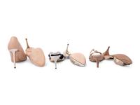 Three Pairs of Shoes: One Oscar de la Renta, One Hermès, and One Dior, 2000-2010s