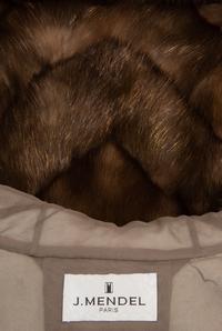 J. Mendel Gold-Tipped Russian Sable Hooded Coat