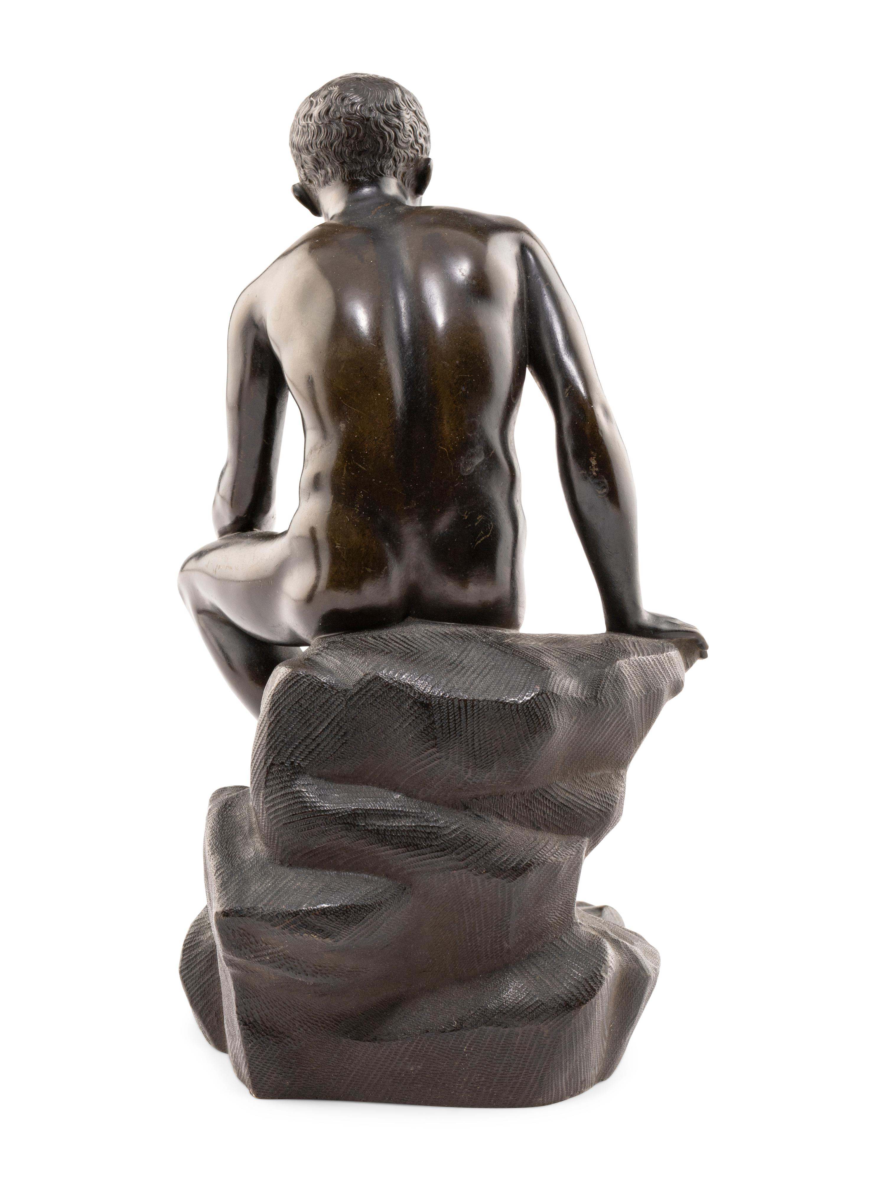 A Grand Tour Bronze Figure After the Antique