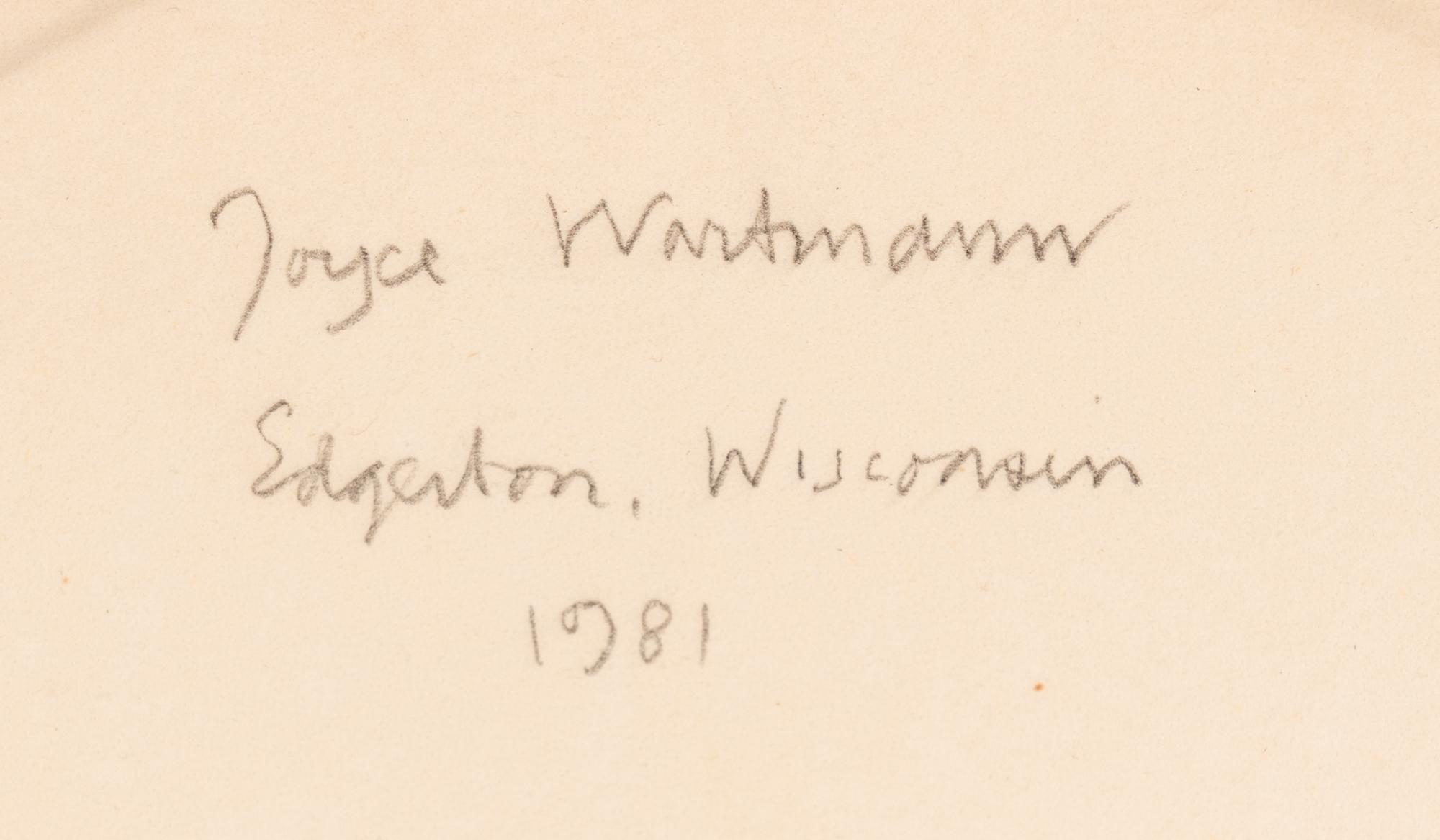 William and Joyce Wartmann, Edgerton, Wisconsin (two works in original frames), 1981
