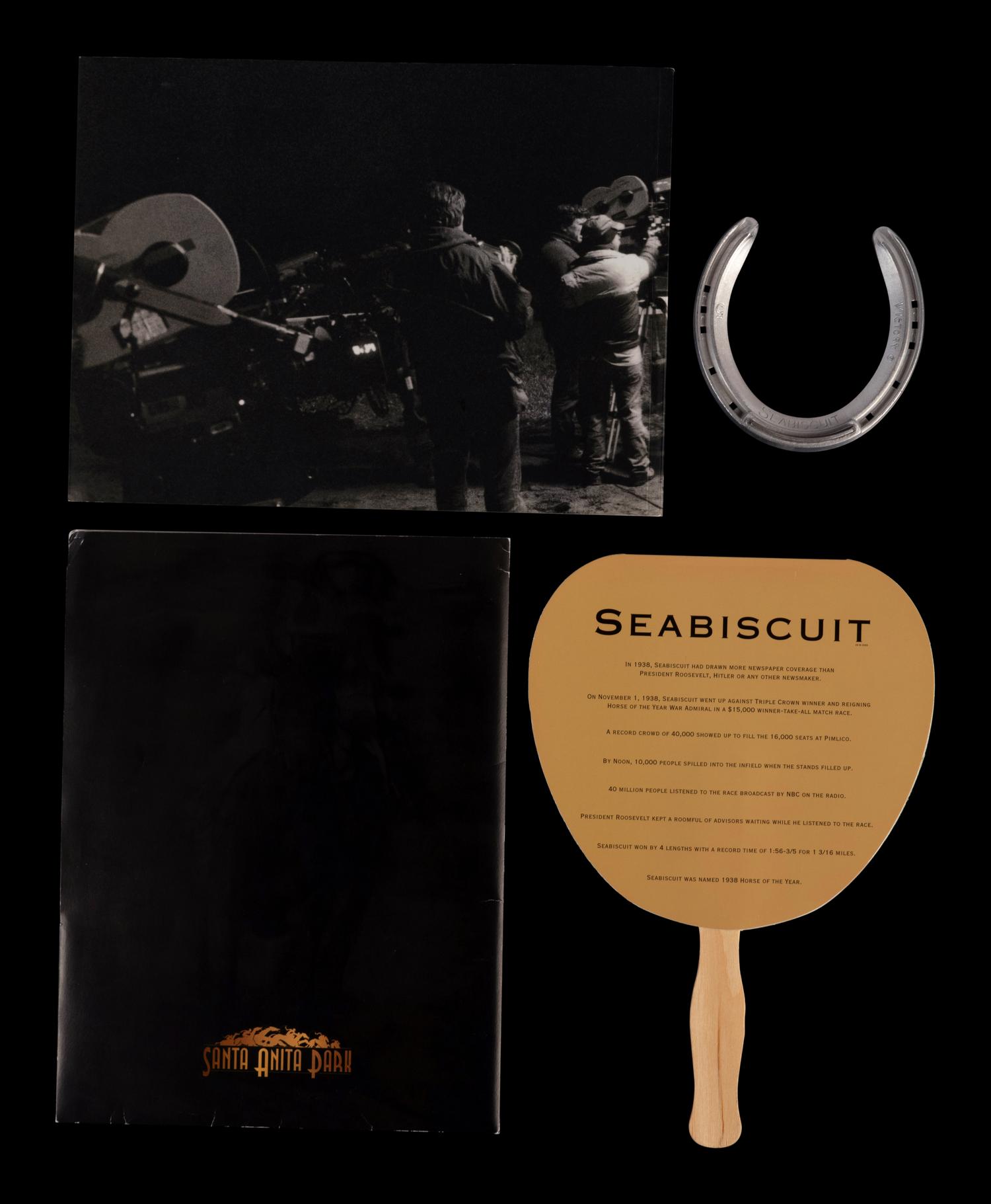 (Film Memorabilia) A group of memorabilia from the film Seabiscuit . Universal Pictures, 2003. Comprising: