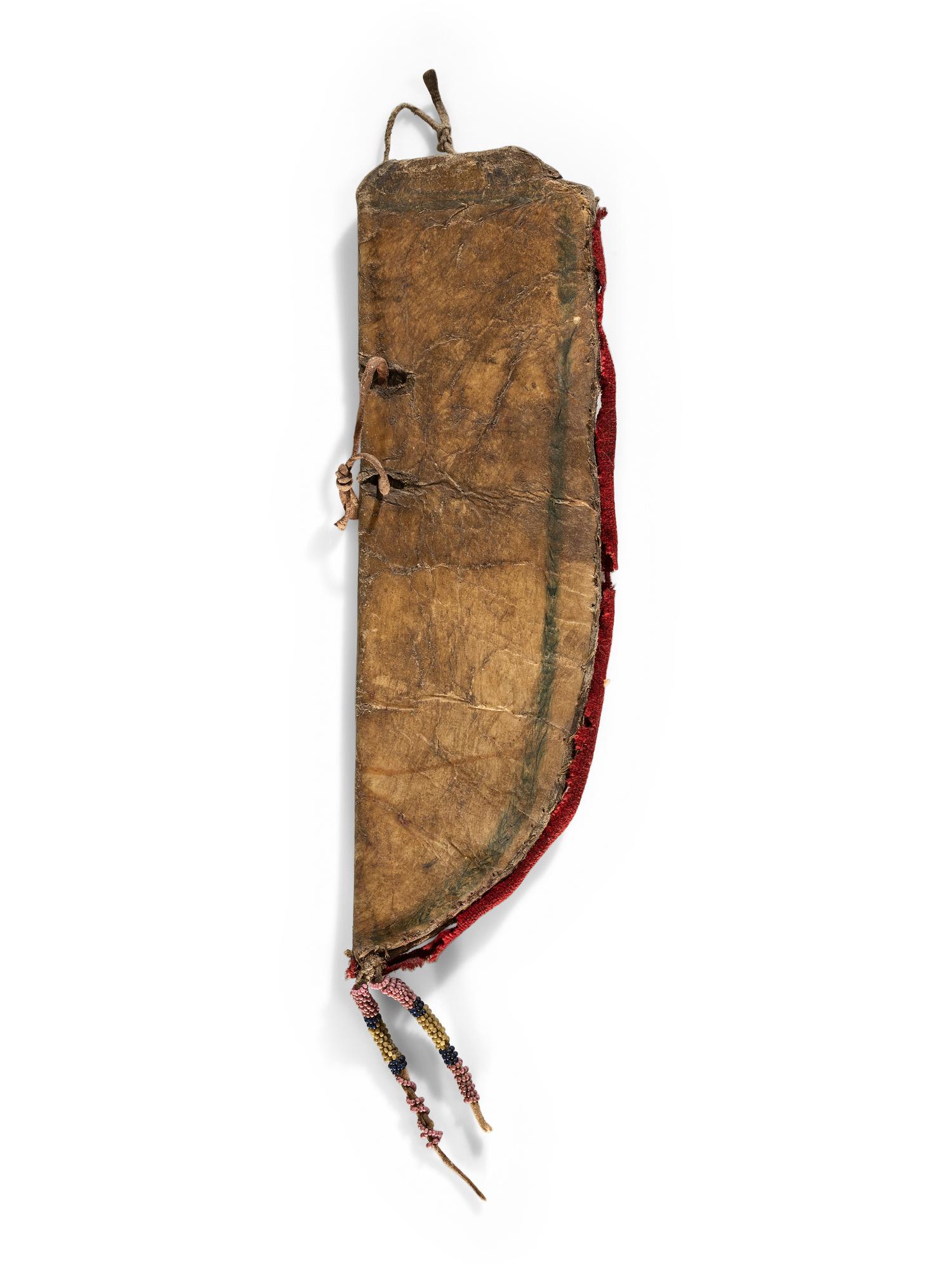 Apsáalooke [Crow] Beaded Buffalo Parfleche Knife Sheath