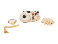 Judith Leiber Sleeping Cat Minaudière, 1980s