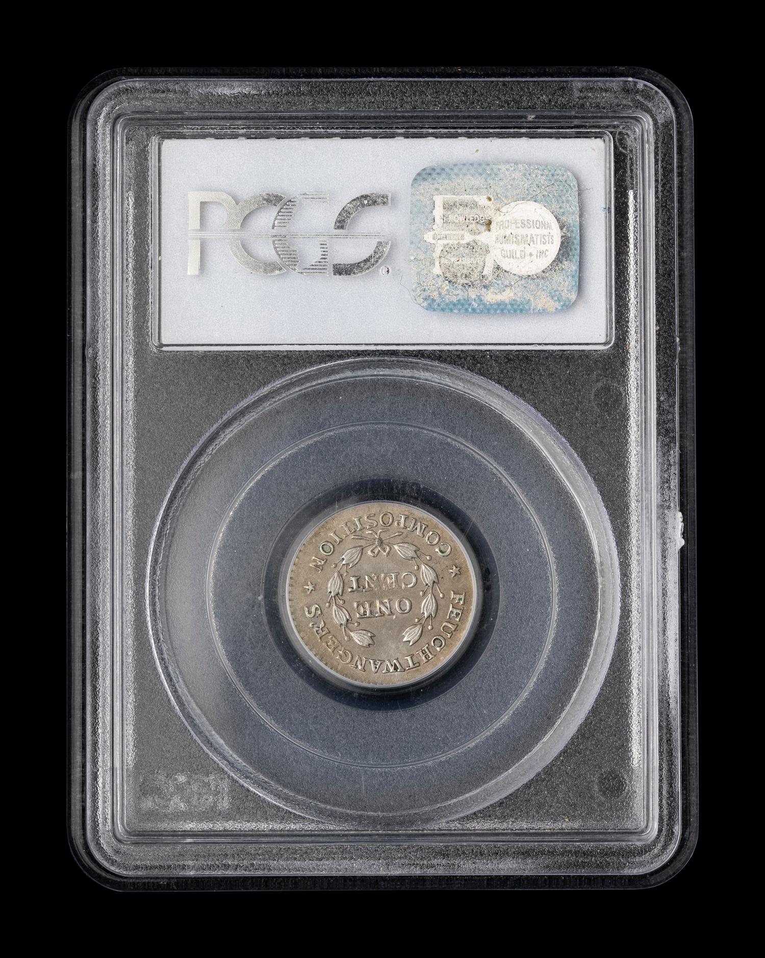 An 1837 Feuchtwanger 1c Coin (PCGS MS62)