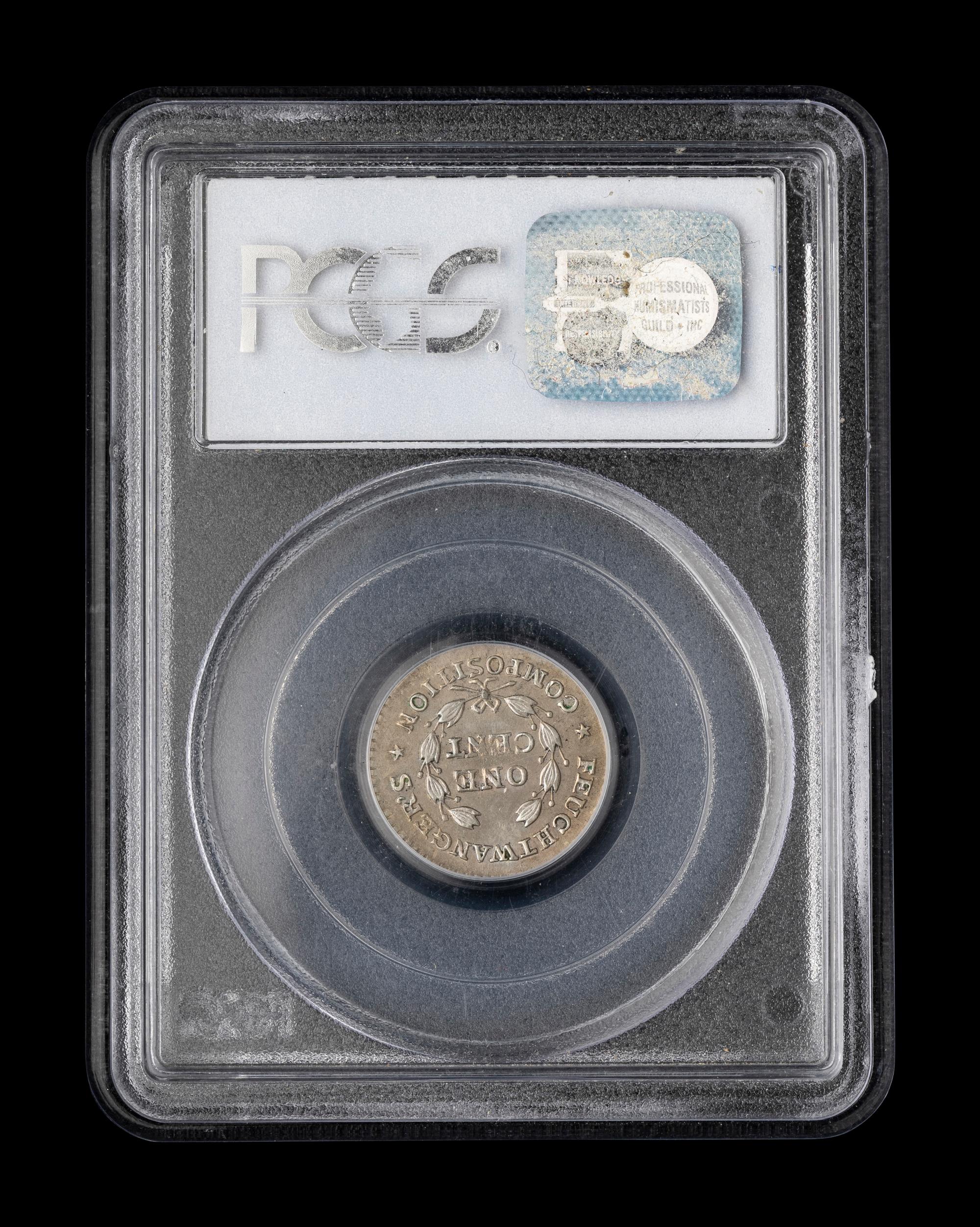 An 1837 Feuchtwanger 1c Coin (PCGS MS62)