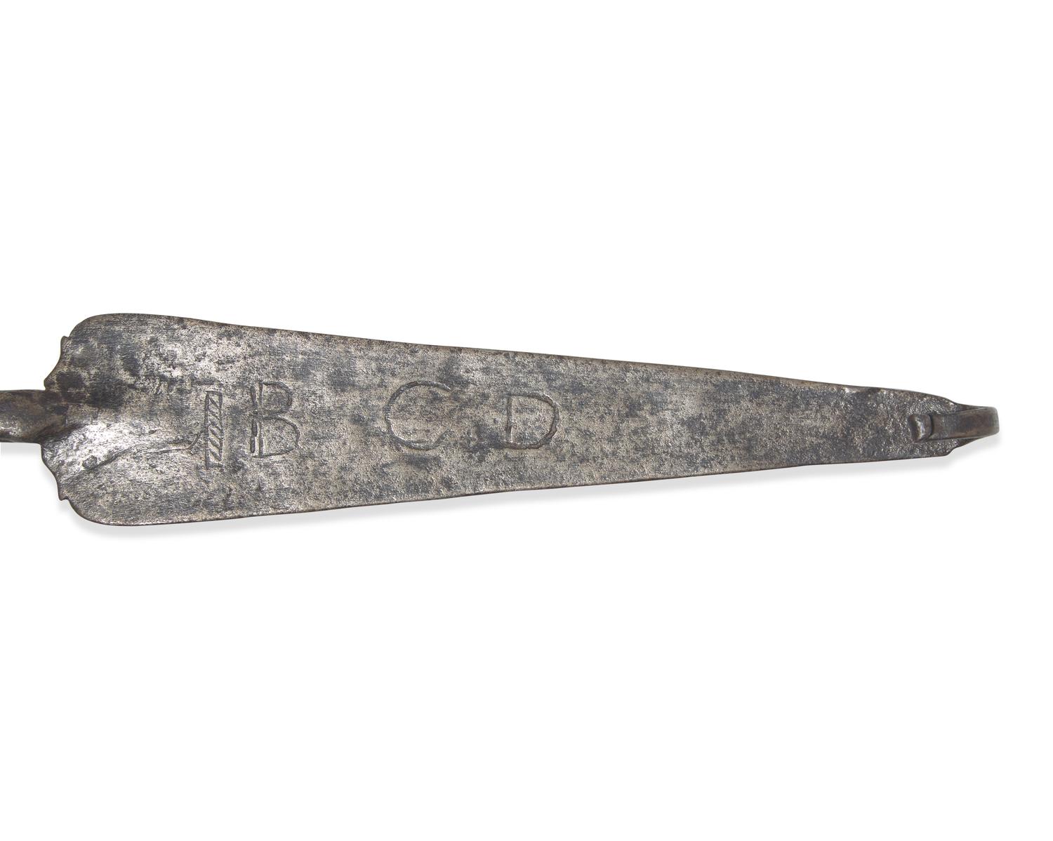 Two Wrought Iron Forks, French or Flemish, 18th Century