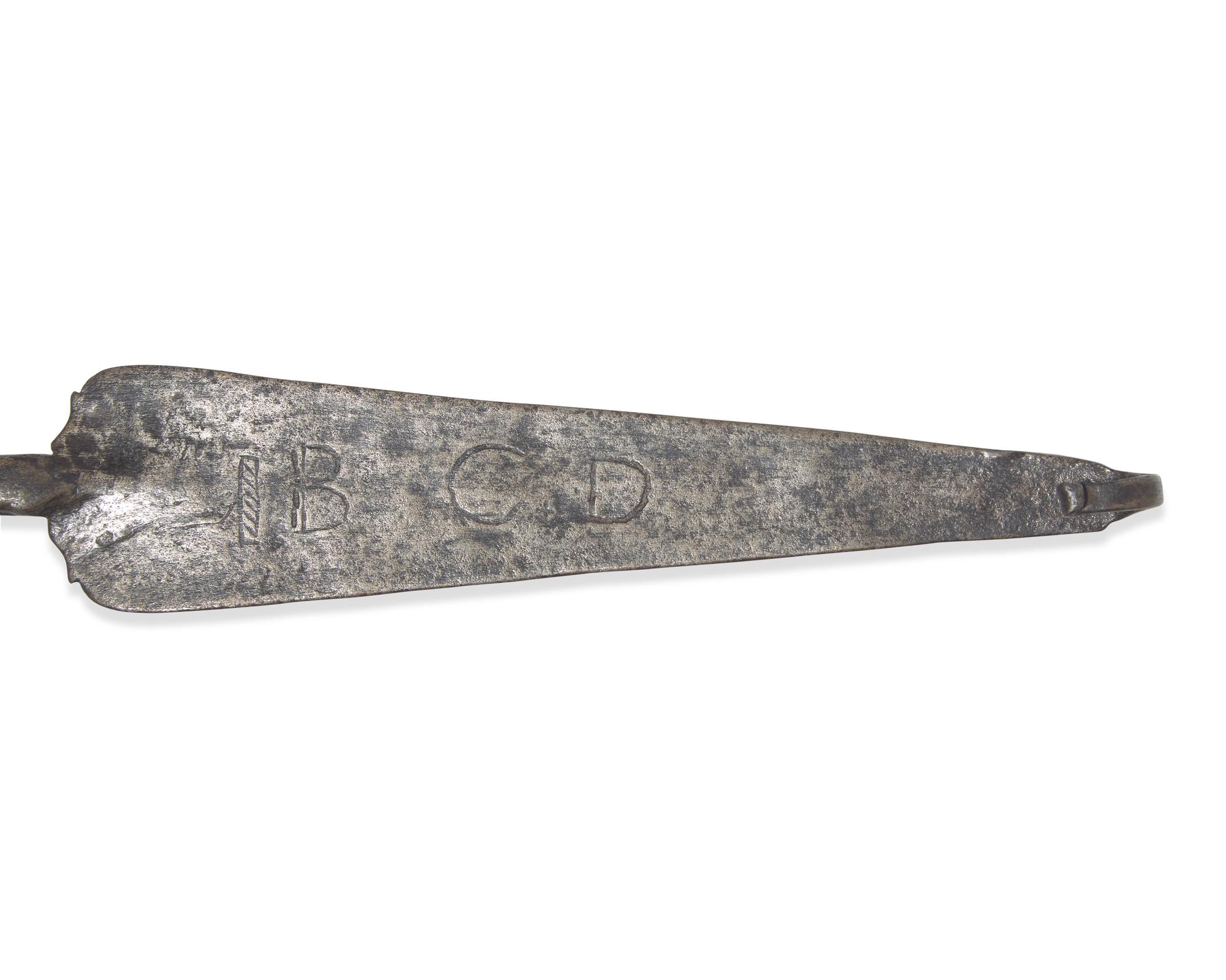 Two Wrought Iron Forks, French or Flemish, 18th Century