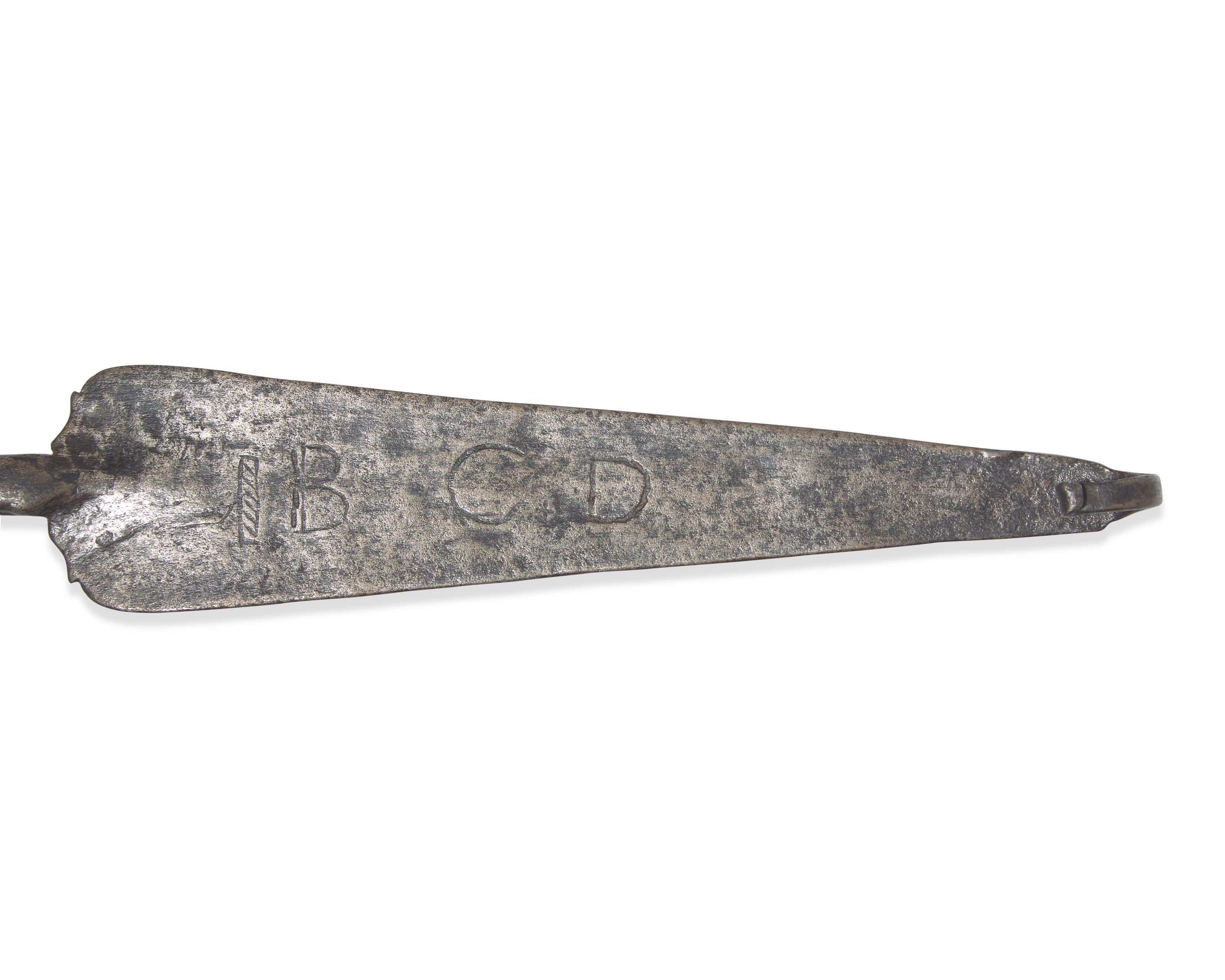 Two Wrought Iron Forks, French or Flemish, 18th Century