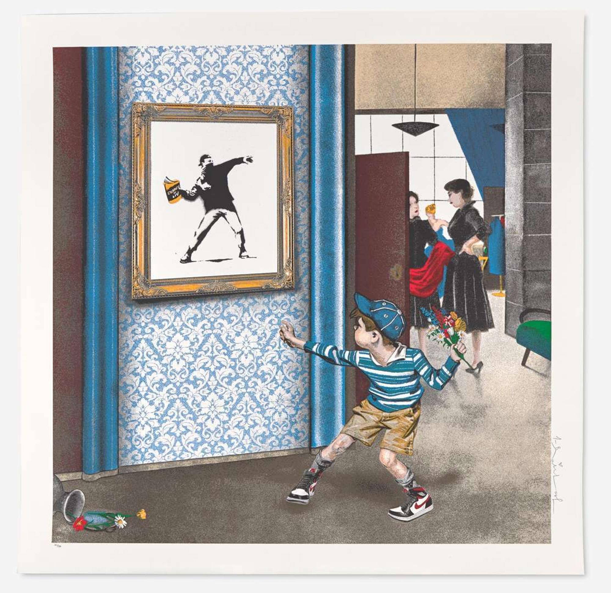 Mr. Brainwash (French, b. 1966) Life Imitates Art
