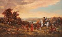 George Rogers Clark At Cahokia Falls 1778