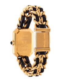 Chanel Chain and Braided Leather Watch, 1987