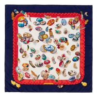 Two Hermès 90cm Silk Scarf, Carré
