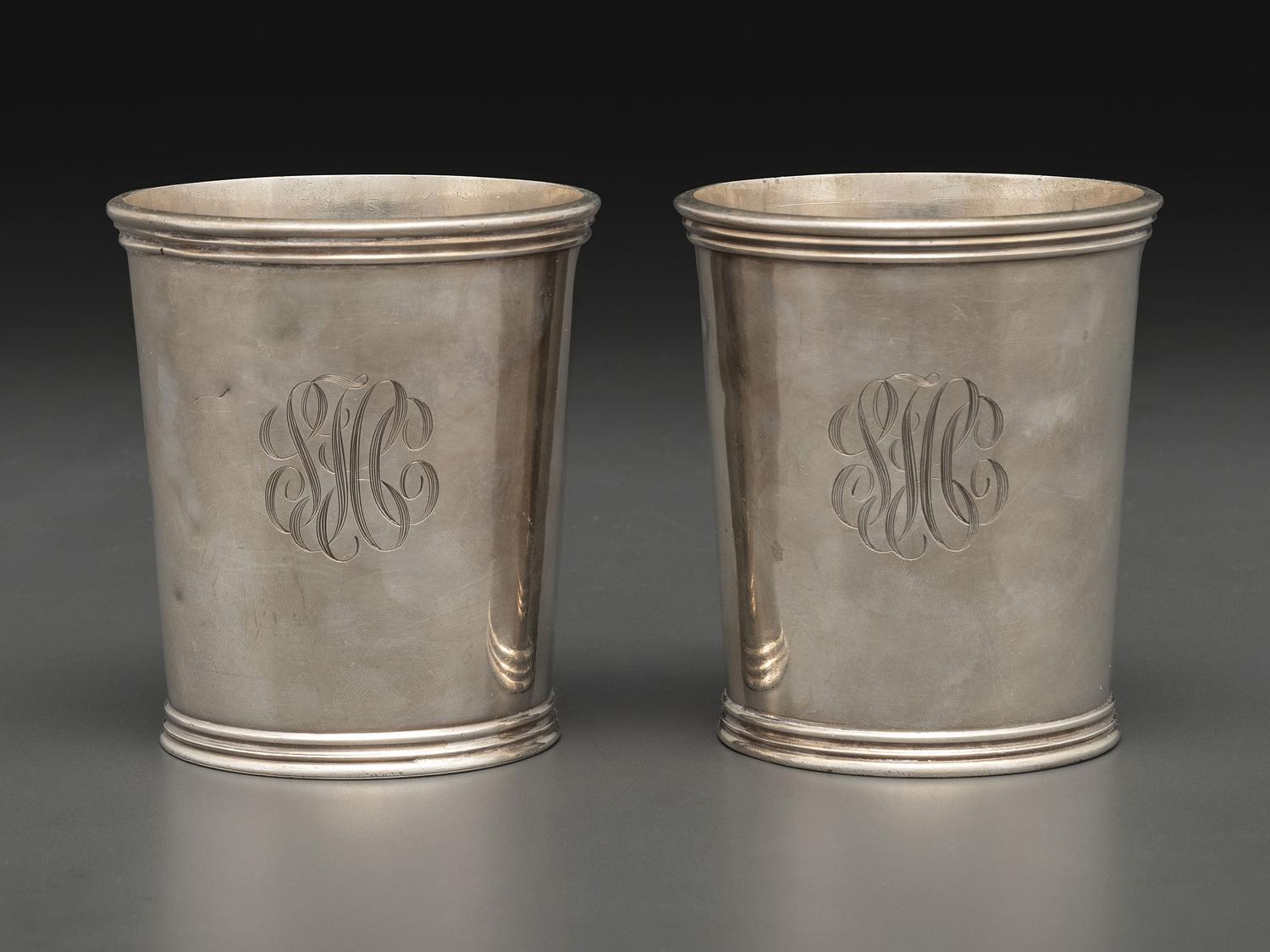 A Pair of Silver Julep Cups
