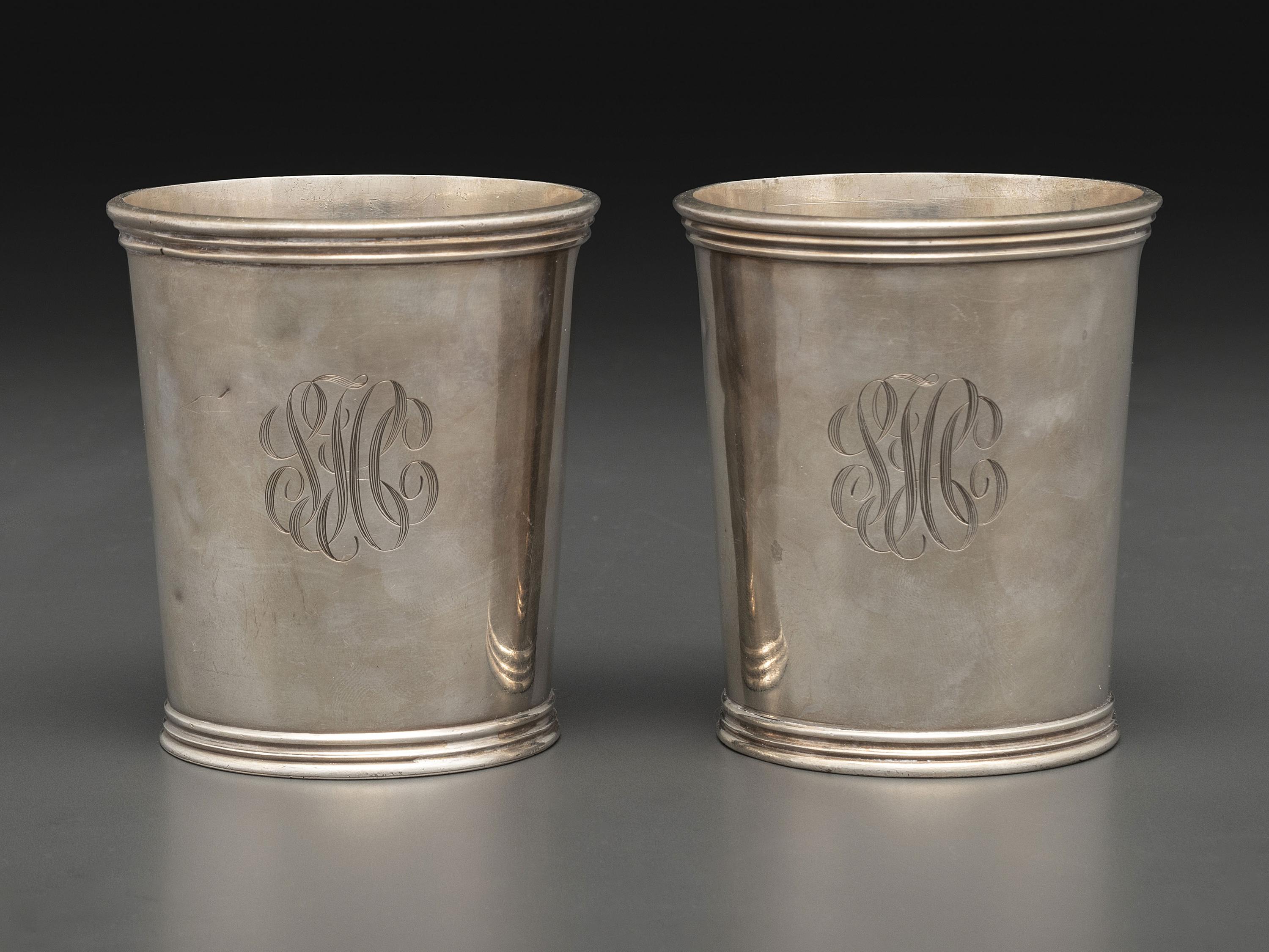 A Pair of Silver Julep Cups