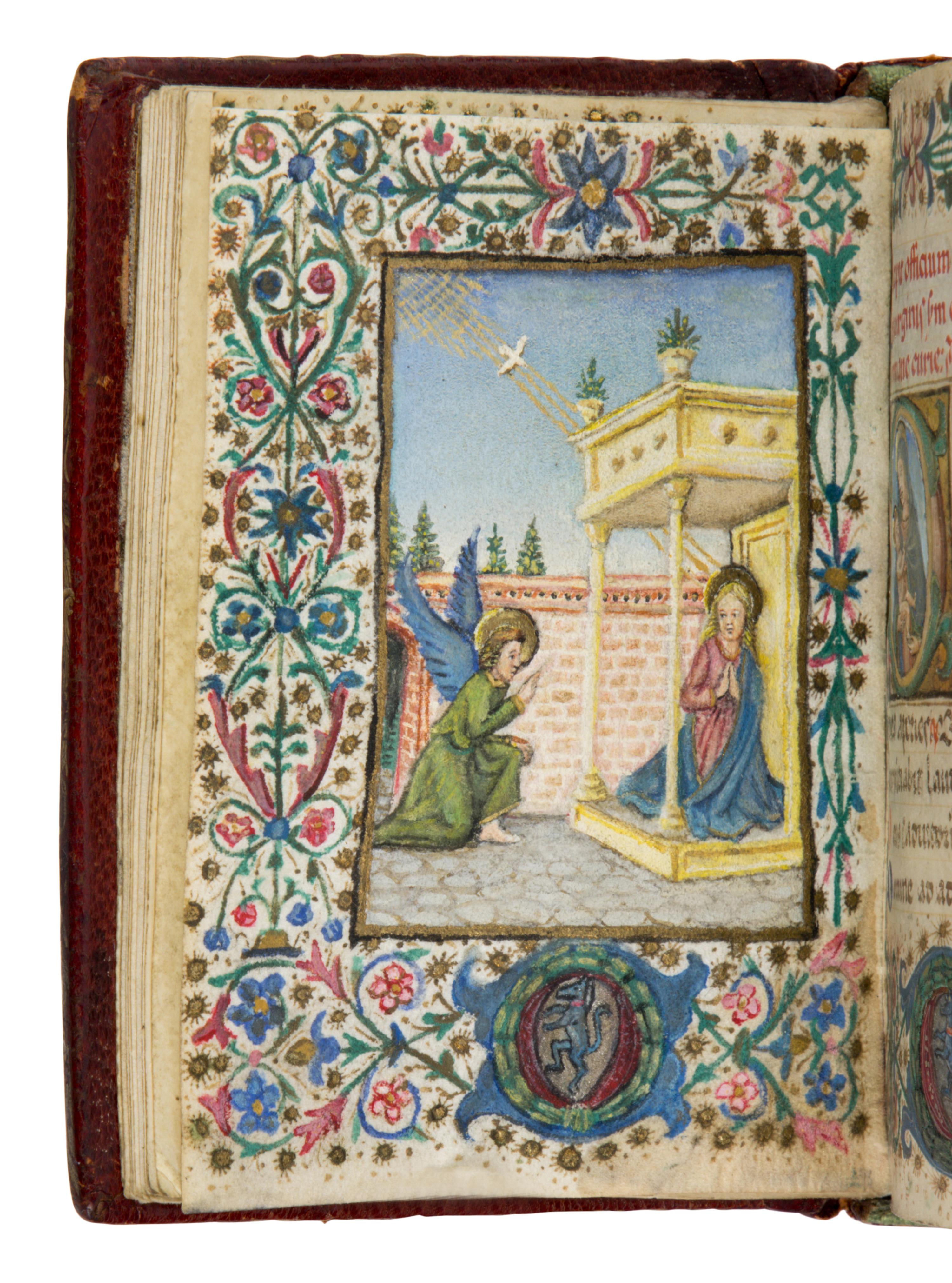FLORENTINE WORKSHOP Book of Hours, in Latin, illuminated manuscript on parchment [Italy, Florence, c. 1490]