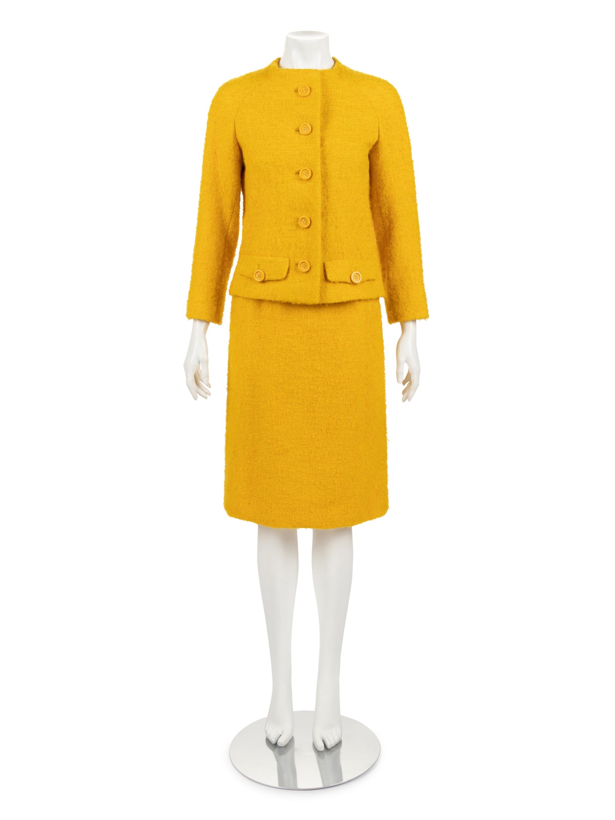 Christian Dior Wool Two-Piece Skirt Suit, 1950-60s