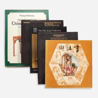 A group of four Asian Art catalogues and two books