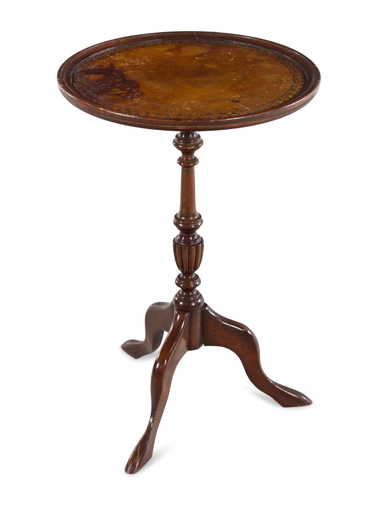 A George III Style Mahogany Tripod Table