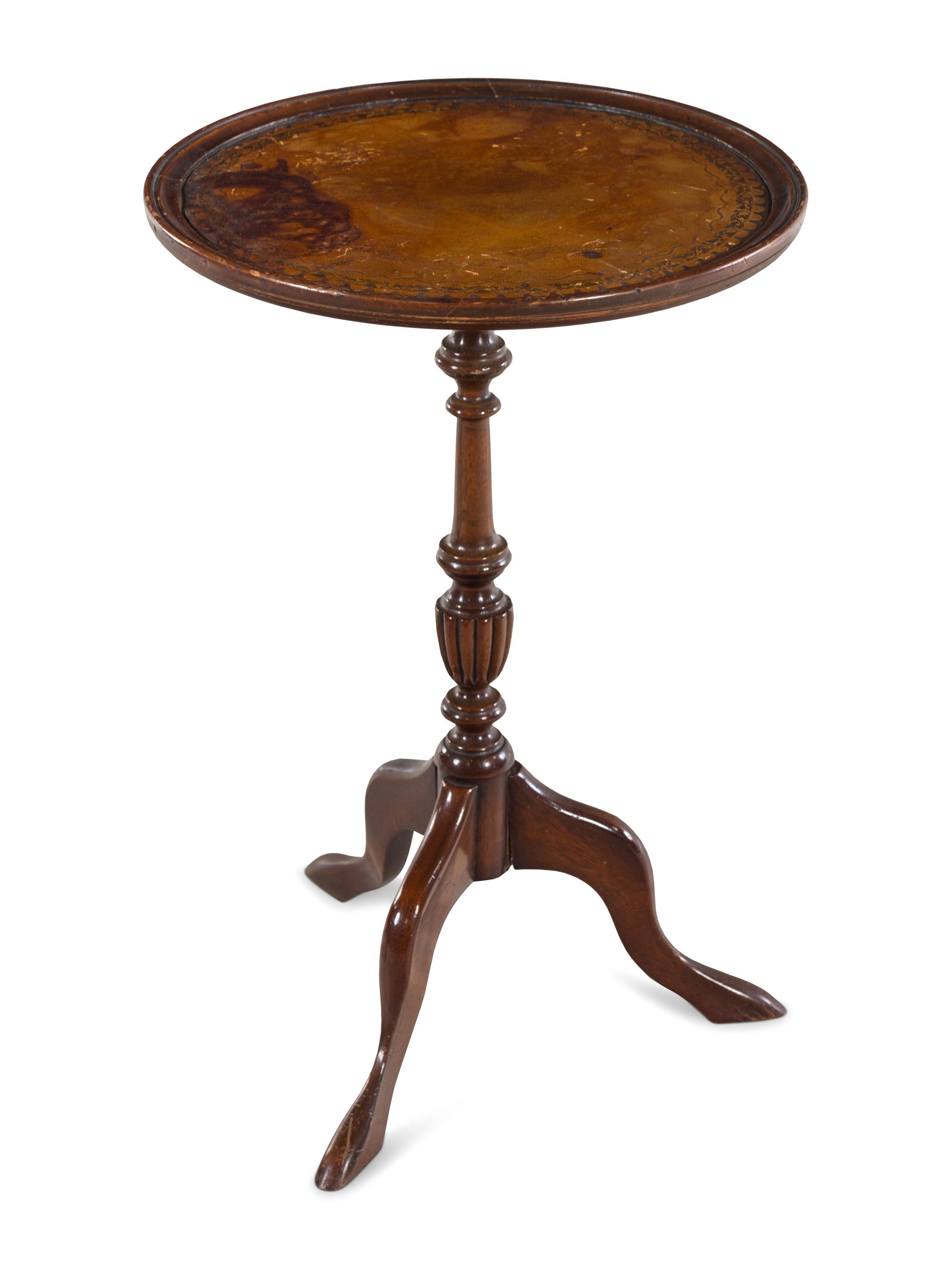 A George III Style Mahogany Tripod Table