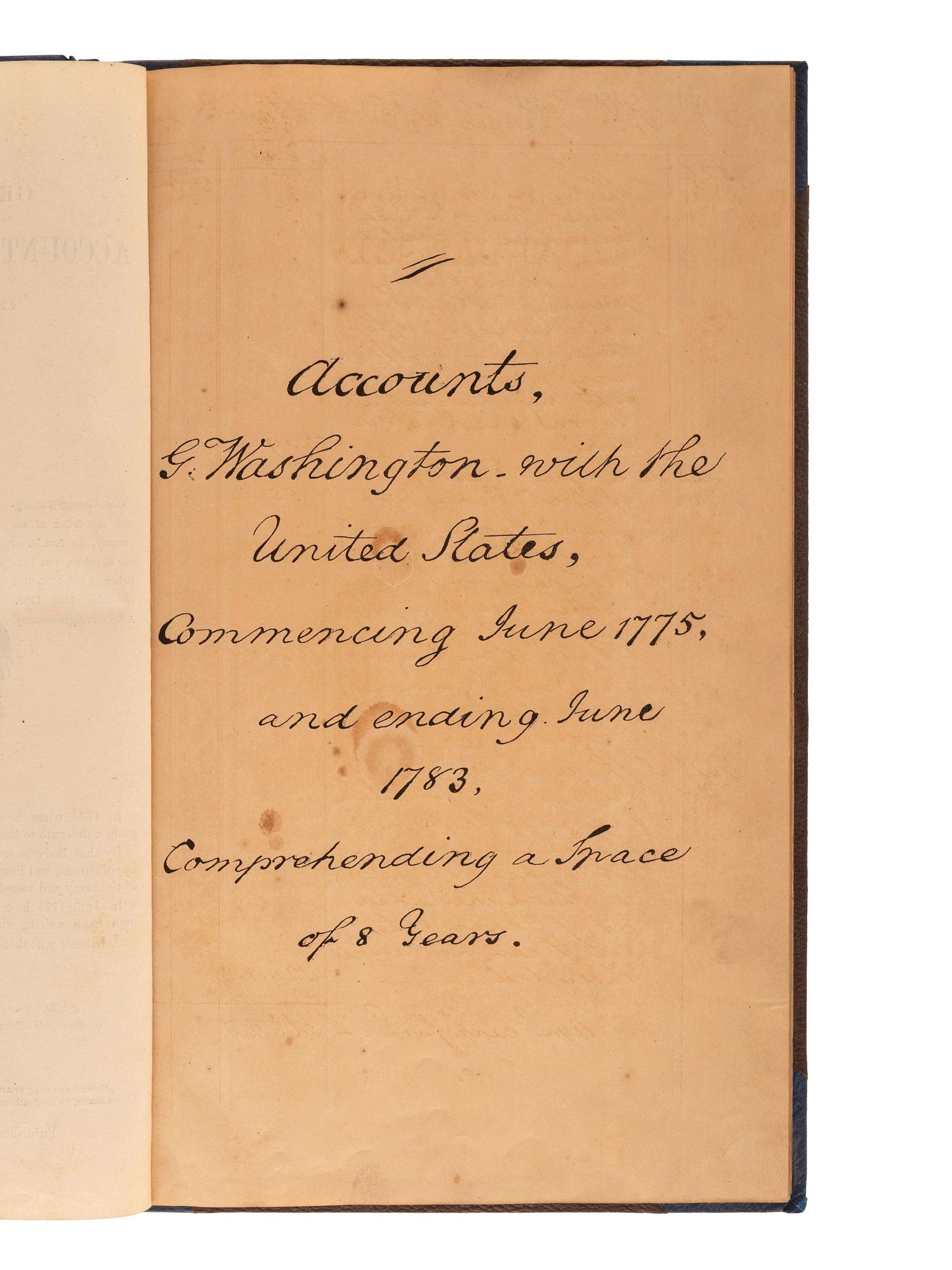 [WASHINGTON, George (1732-1799)]. A group of items related to George Washington, comprising: