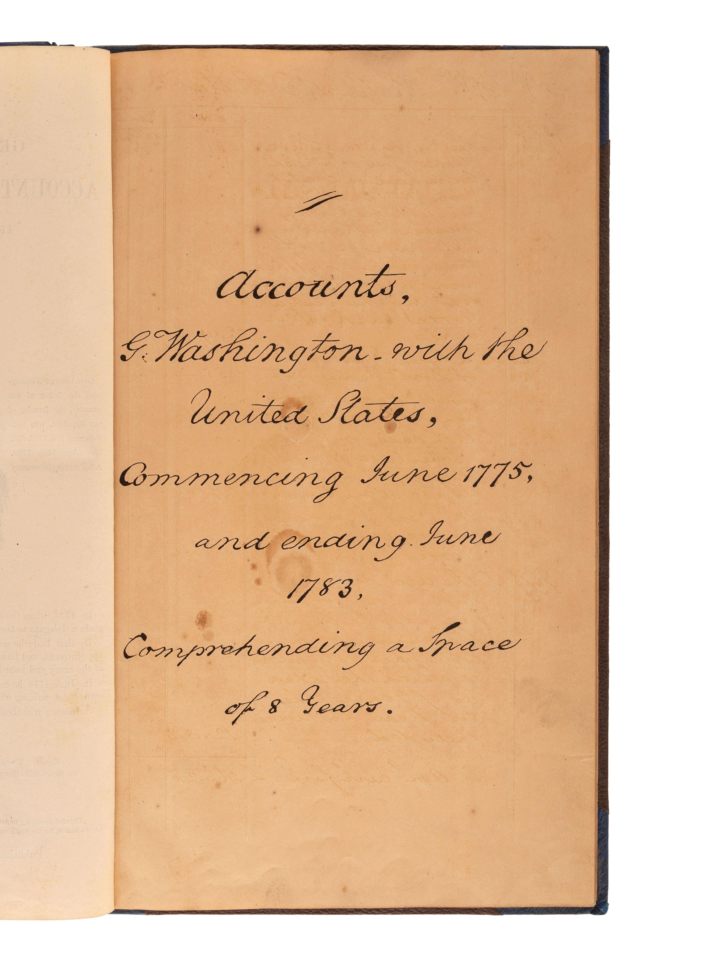 [WASHINGTON, George (1732-1799)]. A group of items related to George Washington, comprising: