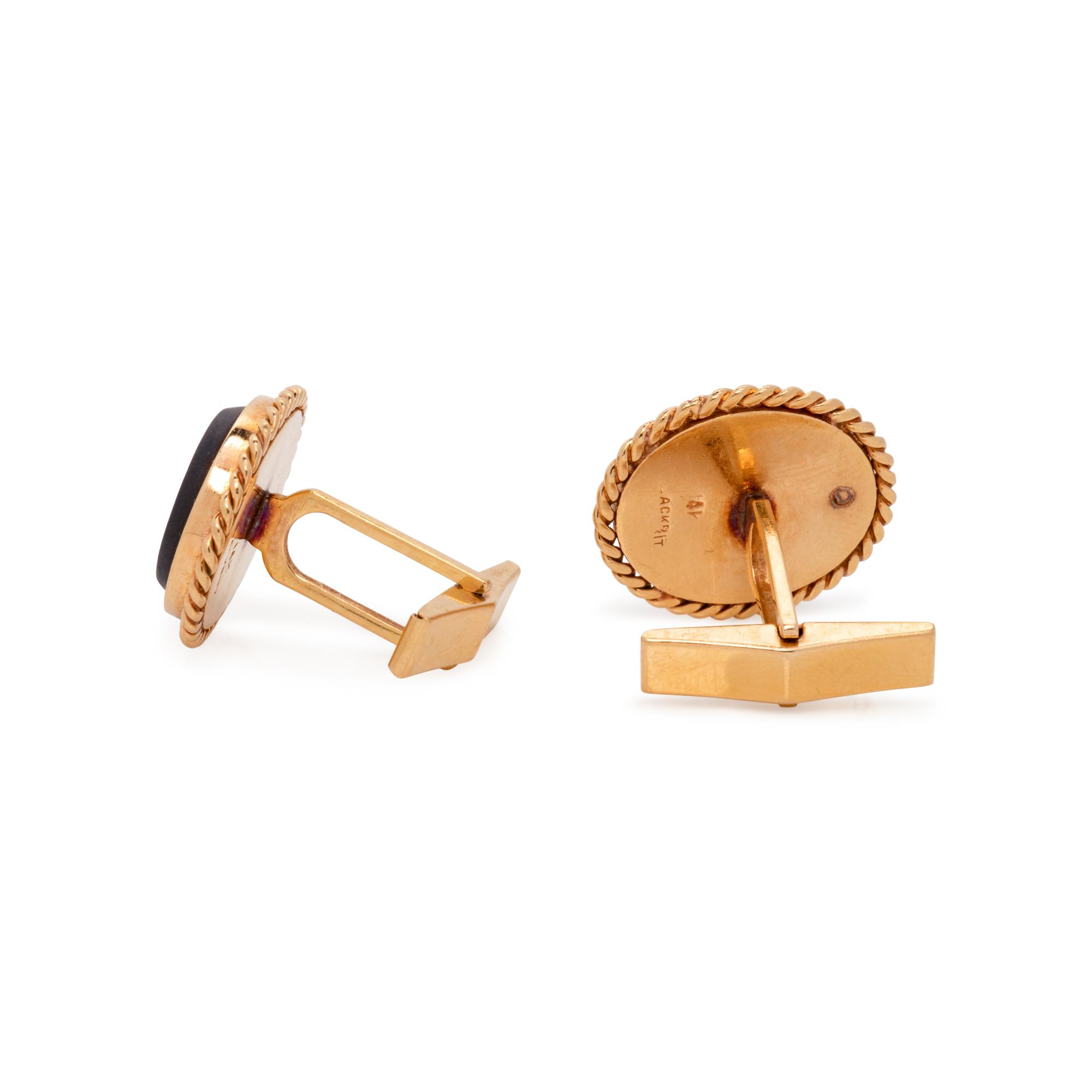 INTAGLIO CUFFLINKS